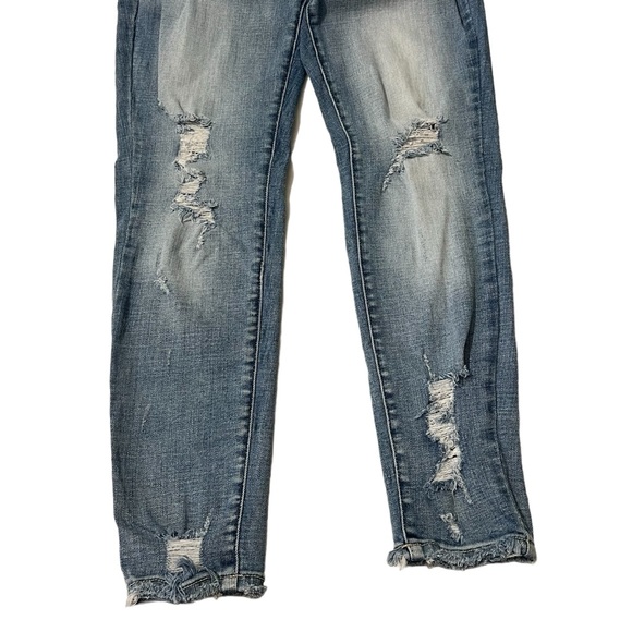 Kancan- Womens Distressed Skinny Jeans Sz 7 |27”W| - Picture 4 of 10